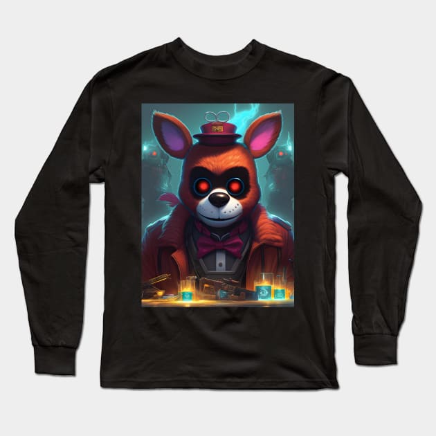 FNAF Merch prints Long Sleeve T-Shirt by ART-SHOP01